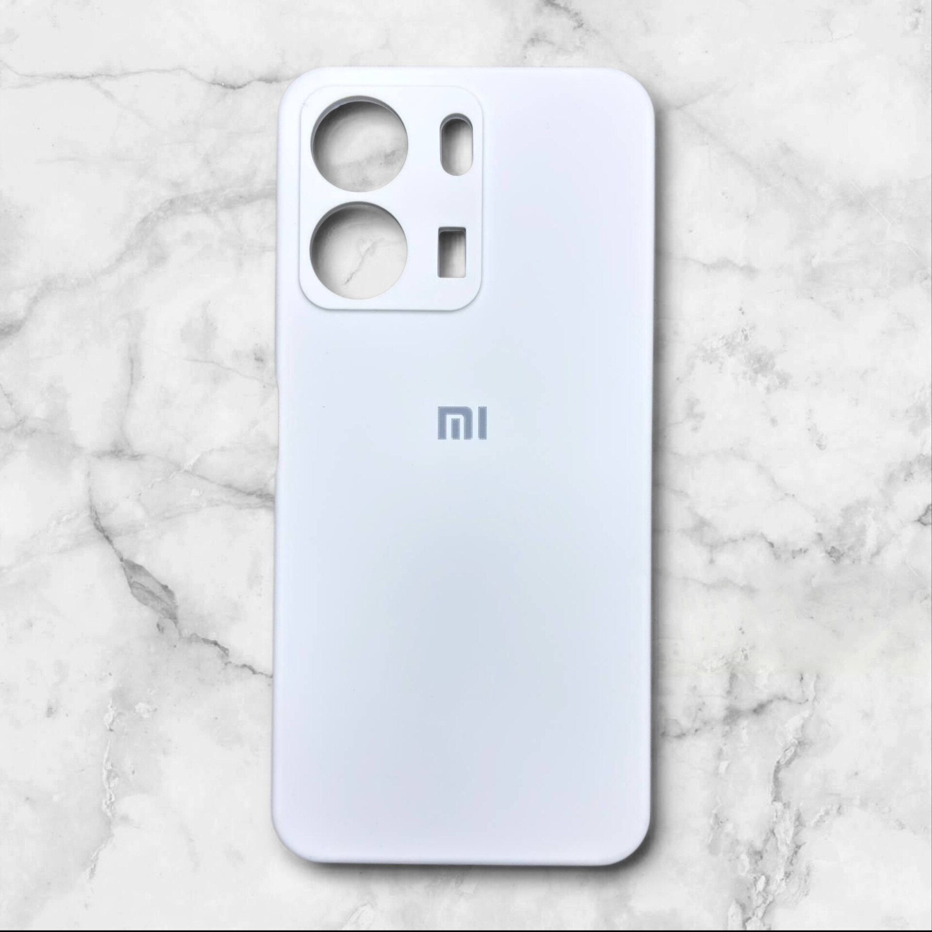  قاب سیلیکون پاک کنی اورجینال شیائومی– redmi13c رنگ سفید – یونیک کیس 