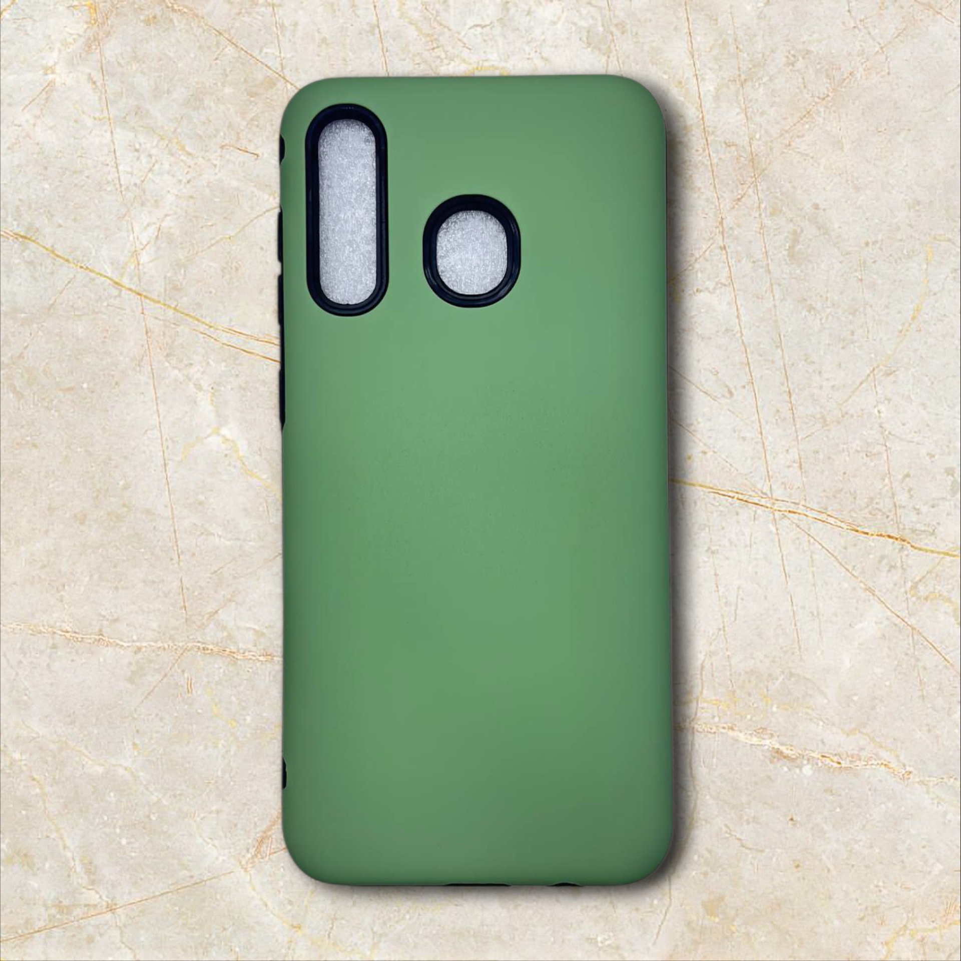  قاب دو‌لایه ضدضربه سامسونگ – samsunga20 رنگ سبز پاستیلی – یونیک کیس 