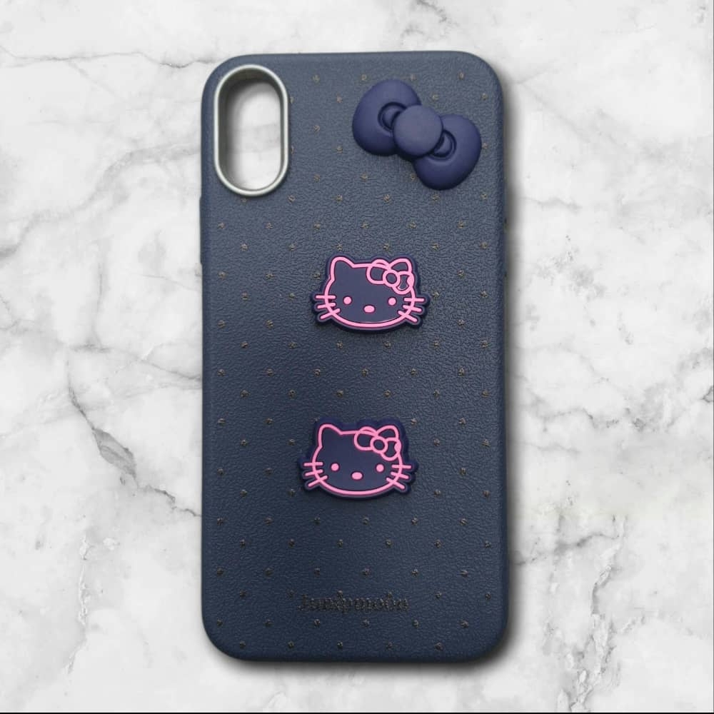 کاور طرح دار ایفونiphone12 هلوکیتی jumpmoon رنگ ابی – یونیک کیس