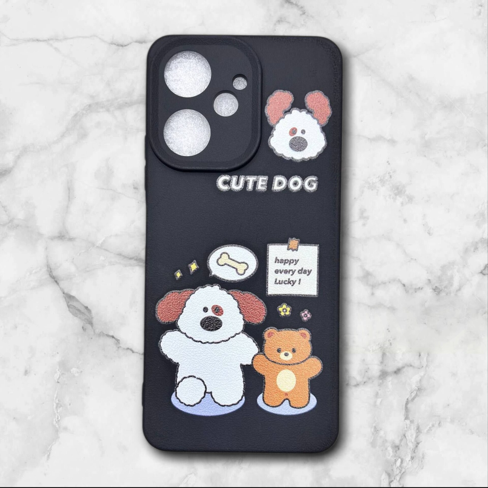  قاب طرح دار شیائومیredmipococ65 طرح سگ بامزه رنگ مشکی – یونیک کیس 