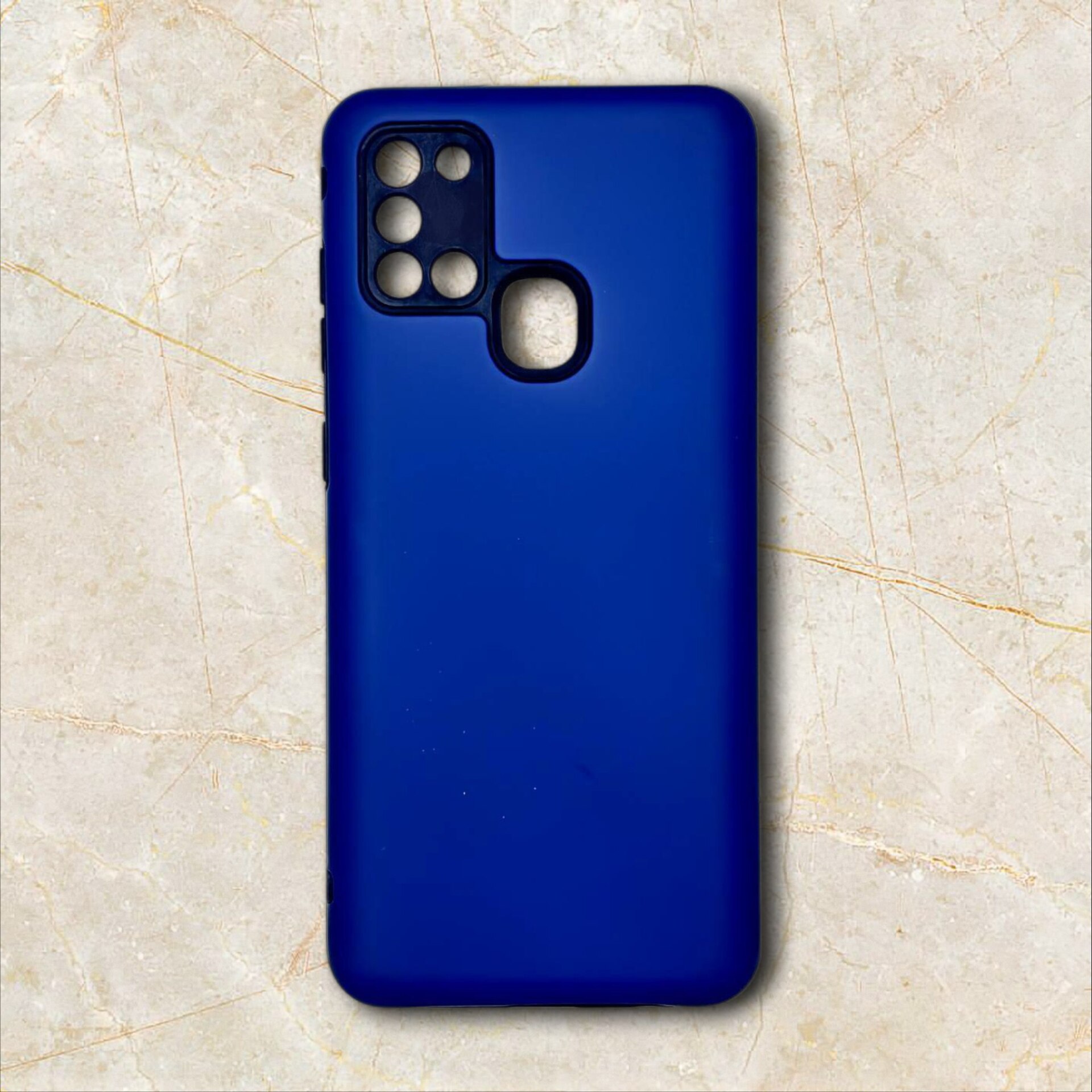 قاب دولایه ضدضربه سامسونگ – samsunga21S رنگ سورمه ای – یونیک کیس