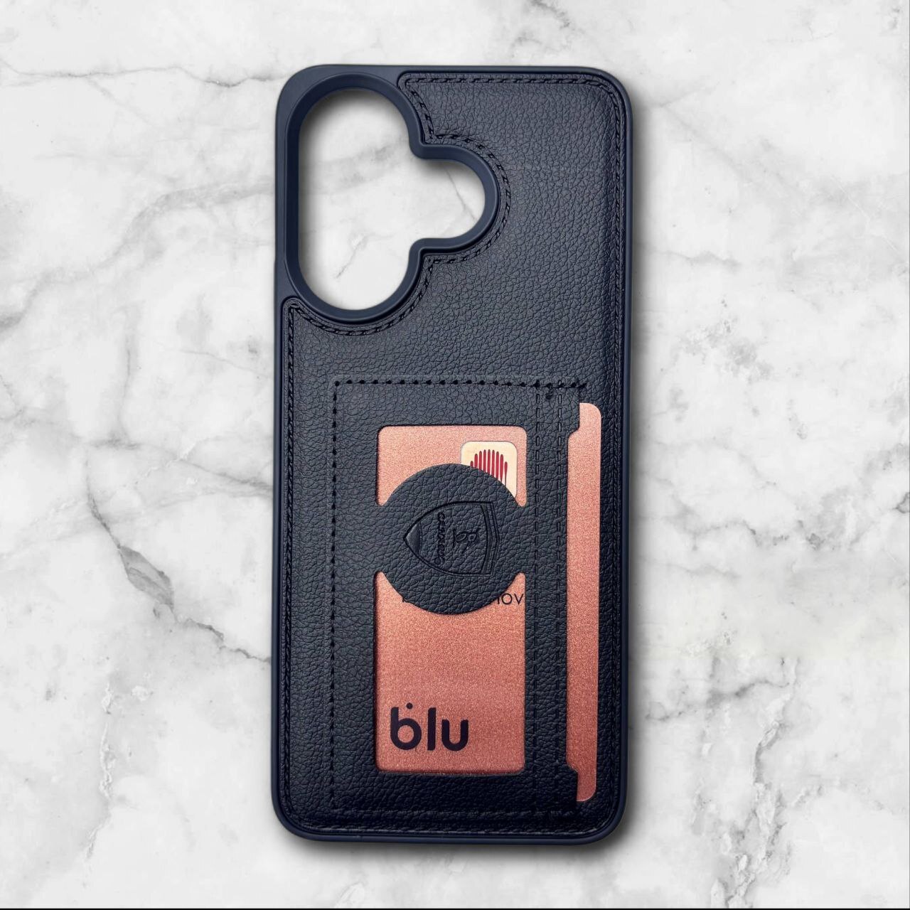  قاب چرمی جاکارتی شیائومی Redmi13X رنگ مشکی – Canary – یونیک کیس 