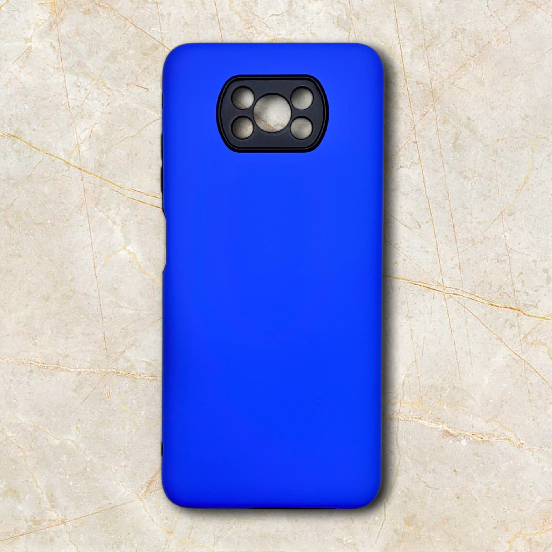  قاب دو‌لایه ضدضربه شیائومی – redmipocox3 رنگ ابی نیلی – یونیک کیس 