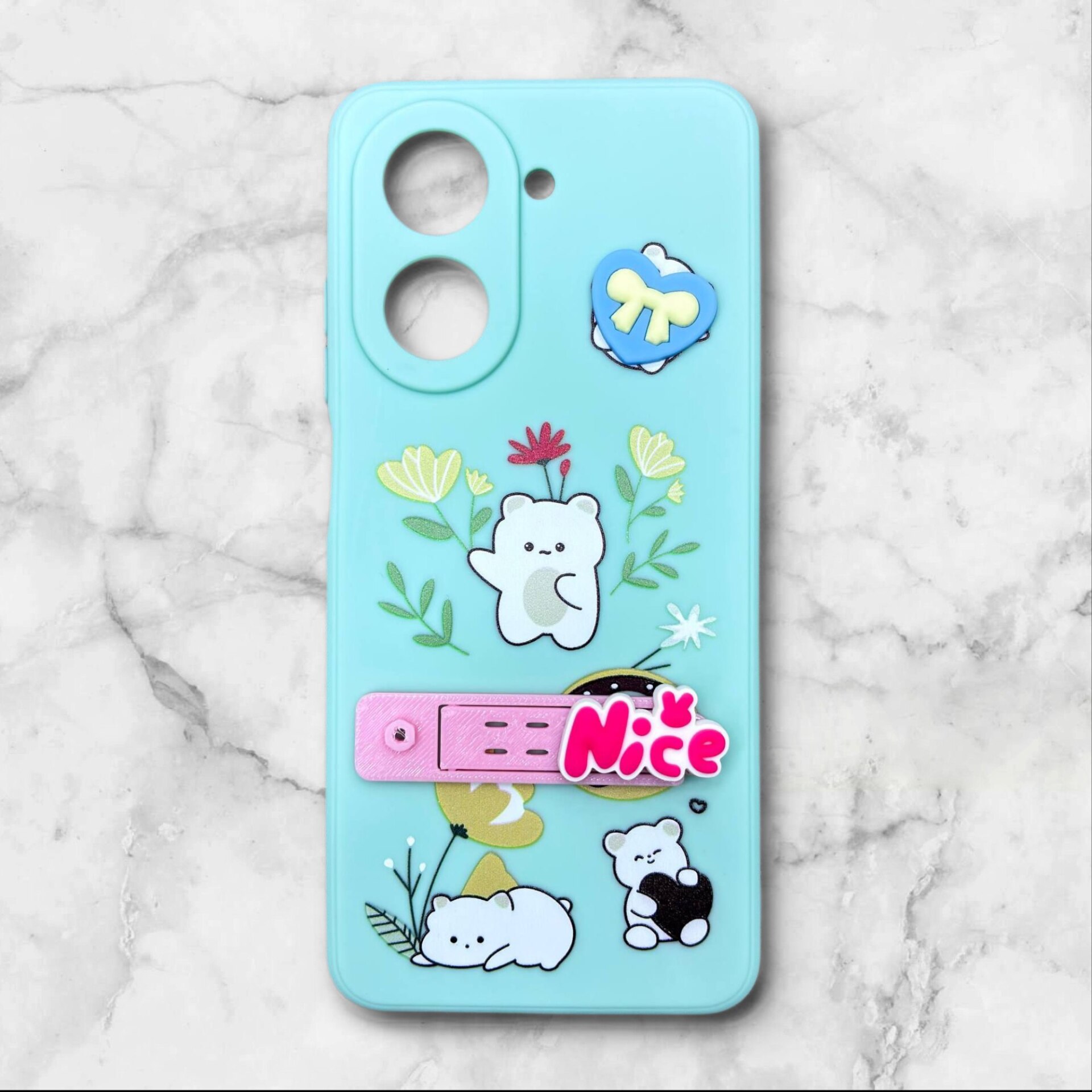  قاب شیائومی redmia5 فانتزی استنددار Nice Mood رنگ سبز – یونیک کیس 