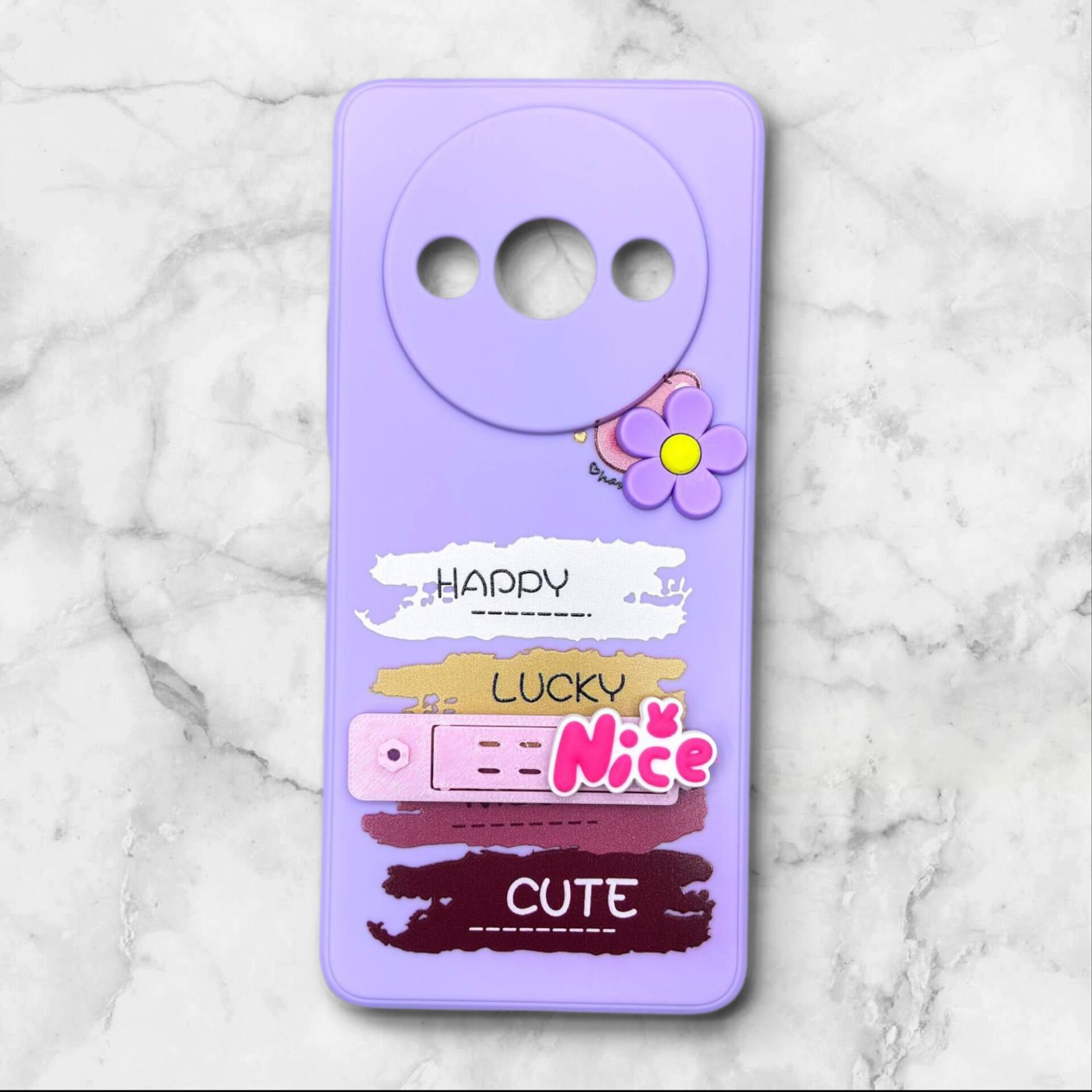  قاب شیائومی redmia3 فانتزی استنددار Nice Mood رنگ بنفش – یونیک کیس 