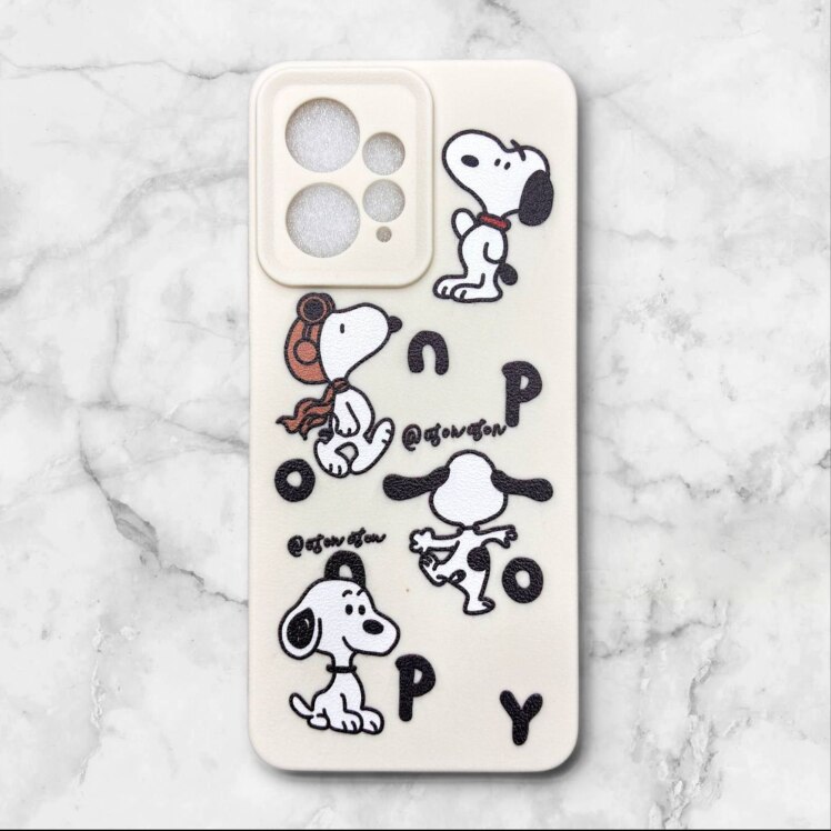 قاب طرح دار شیائومیredminote124g طرح سگ بامزه رنگ کرمی – یونیک کیس 