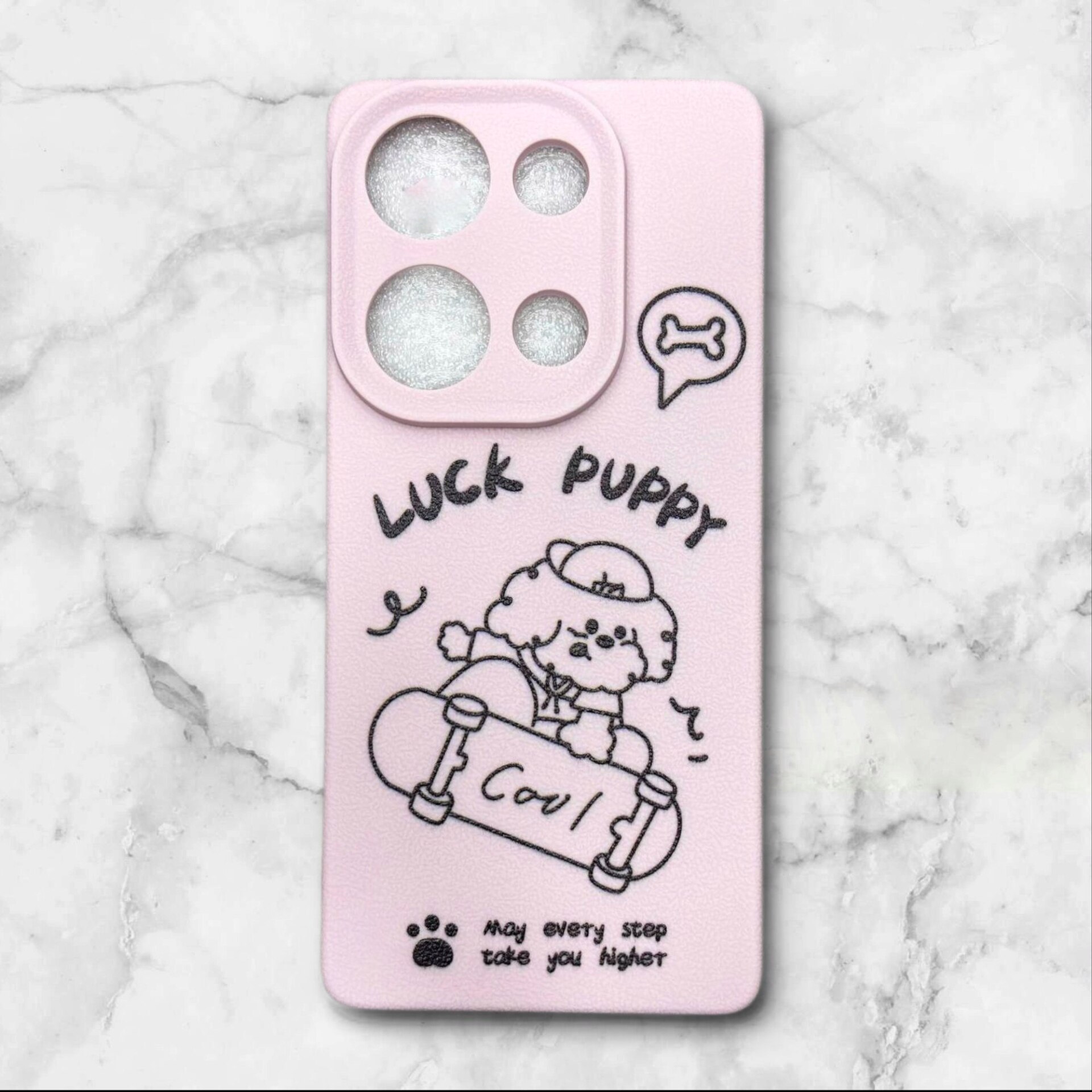  قاب طرح دار شیائومیredminote134g طرح سگ بامزه رنگ صورتی – یونیک کیس 