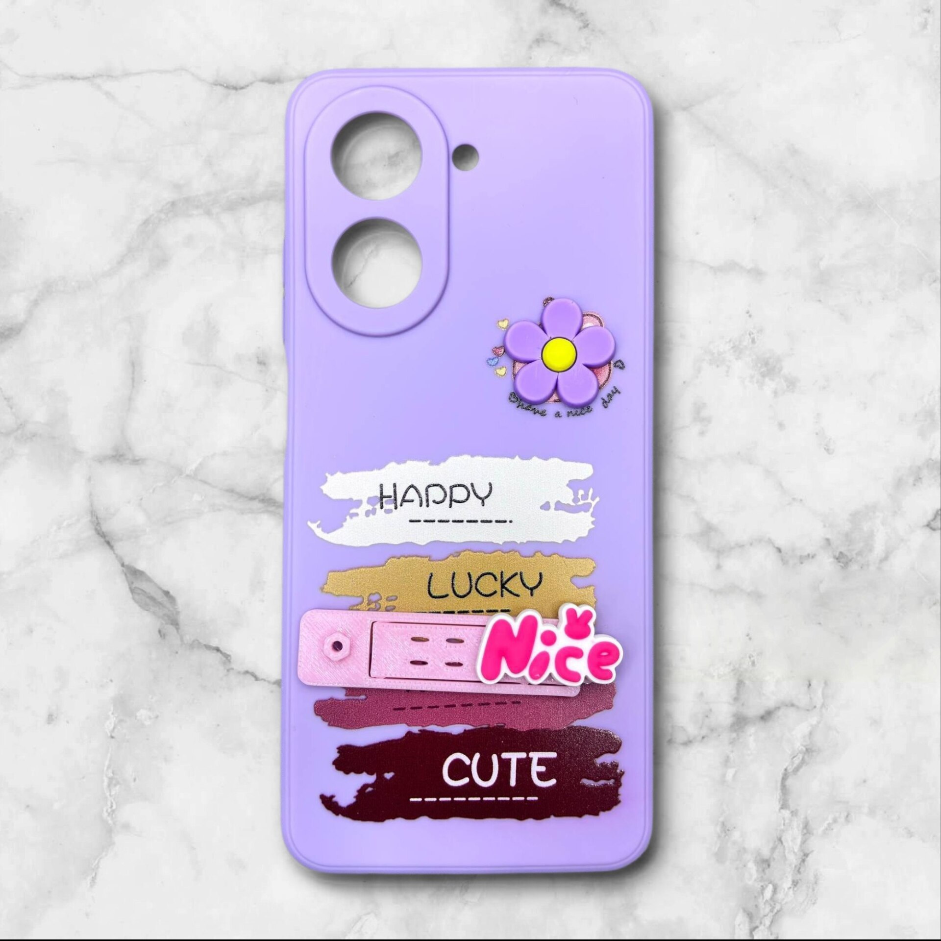  قاب شیائومی redmia5 فانتزی استنددار Nice Mood رنگ بنفش – یونیک کیس 