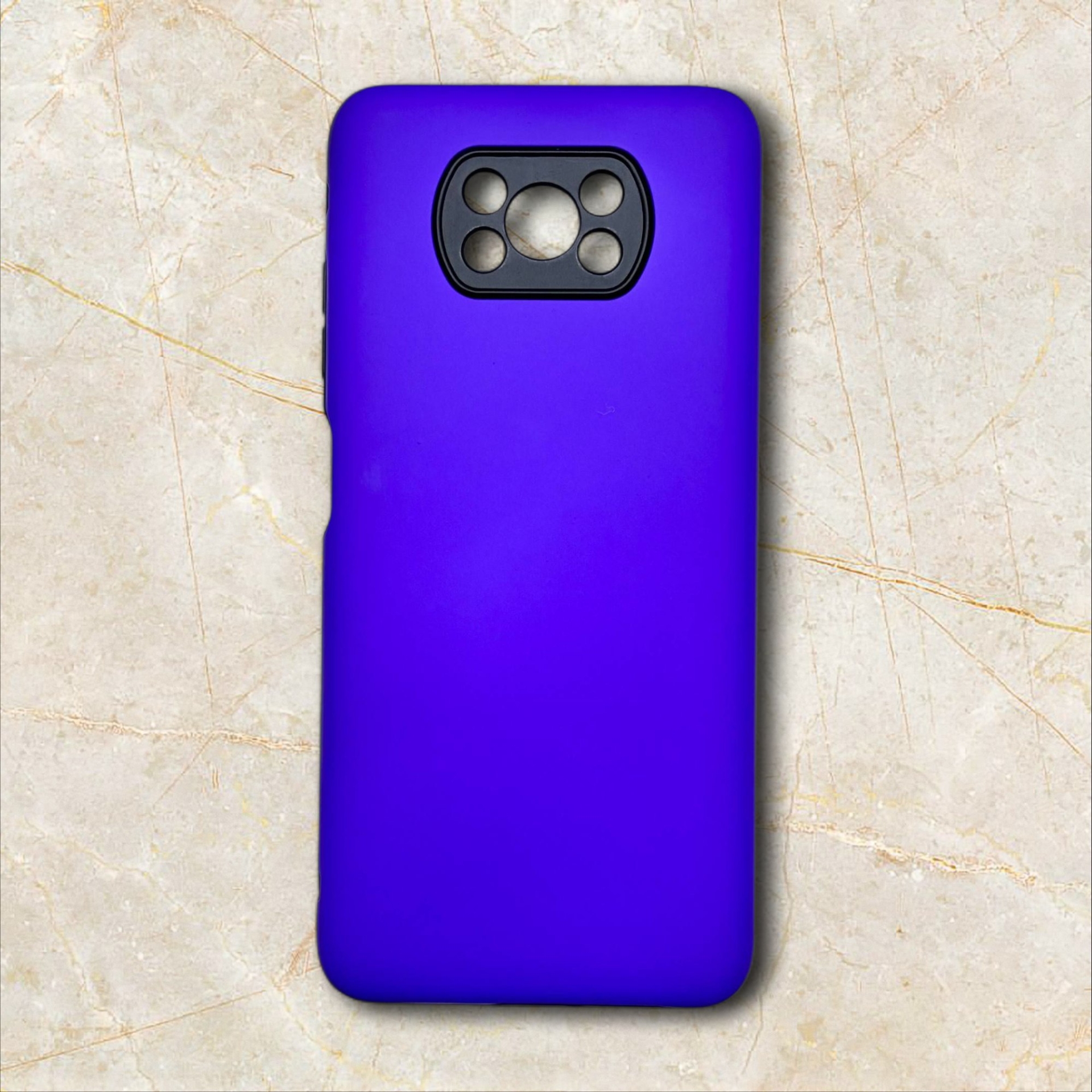  قاب دو‌لایه ضدضربه شیائومی – redmipocox3 رنگ بنفش – یونیک کیس 