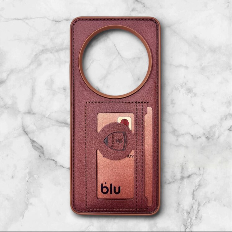 قاب چرمی جاکارتی شیائومی RedmiPocoC75 رنگ قهوه ای – Canary– یونیک کیس