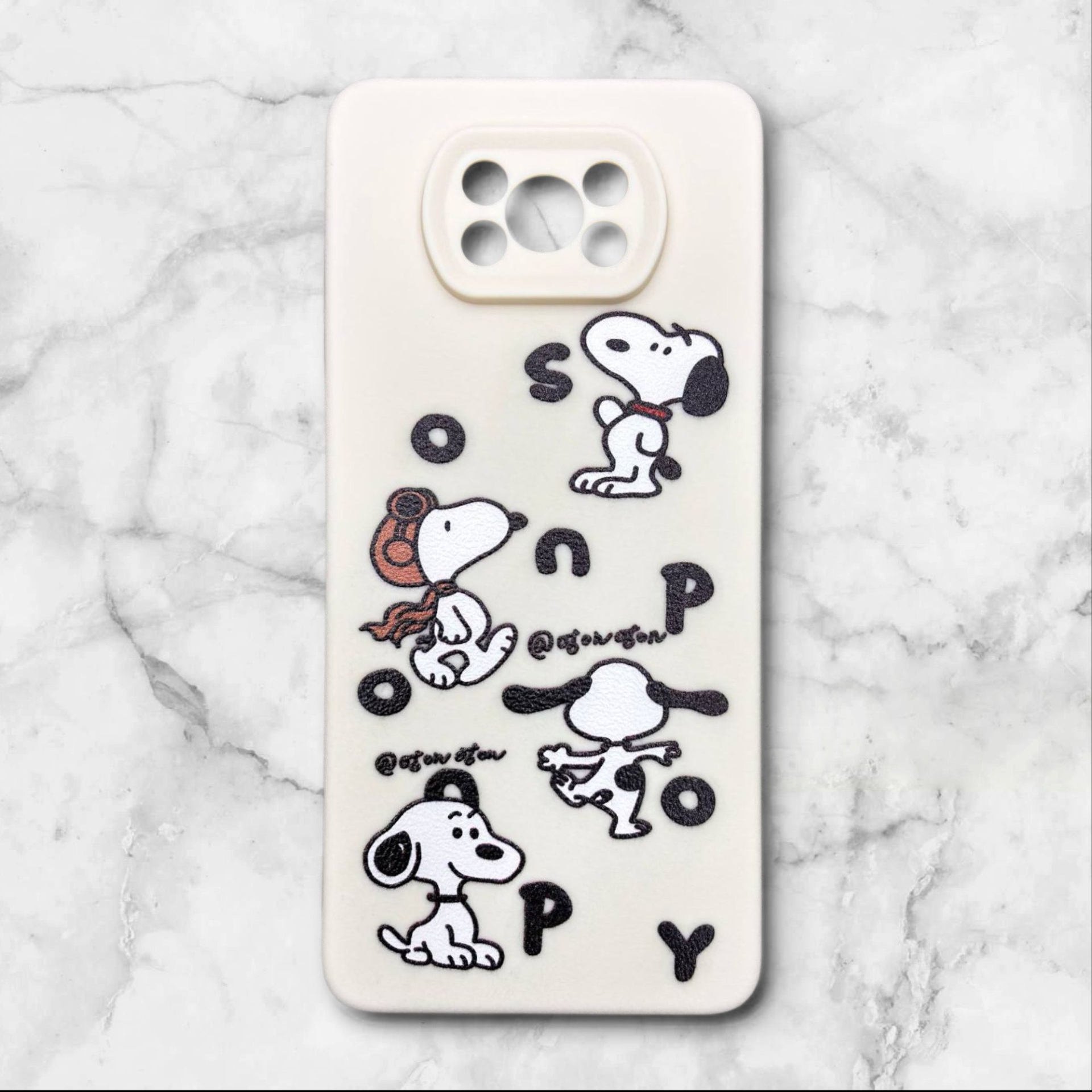  قاب طرح دار شیائومیredmipocox3 طرح سگ بامزه رنگ کرمی – یونیک کیس 