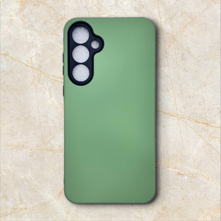 قاب دو‌لایه ضدضربه سامسونگ – samsunga54 رنگ سبز پاستیلی – یونیک کیس 