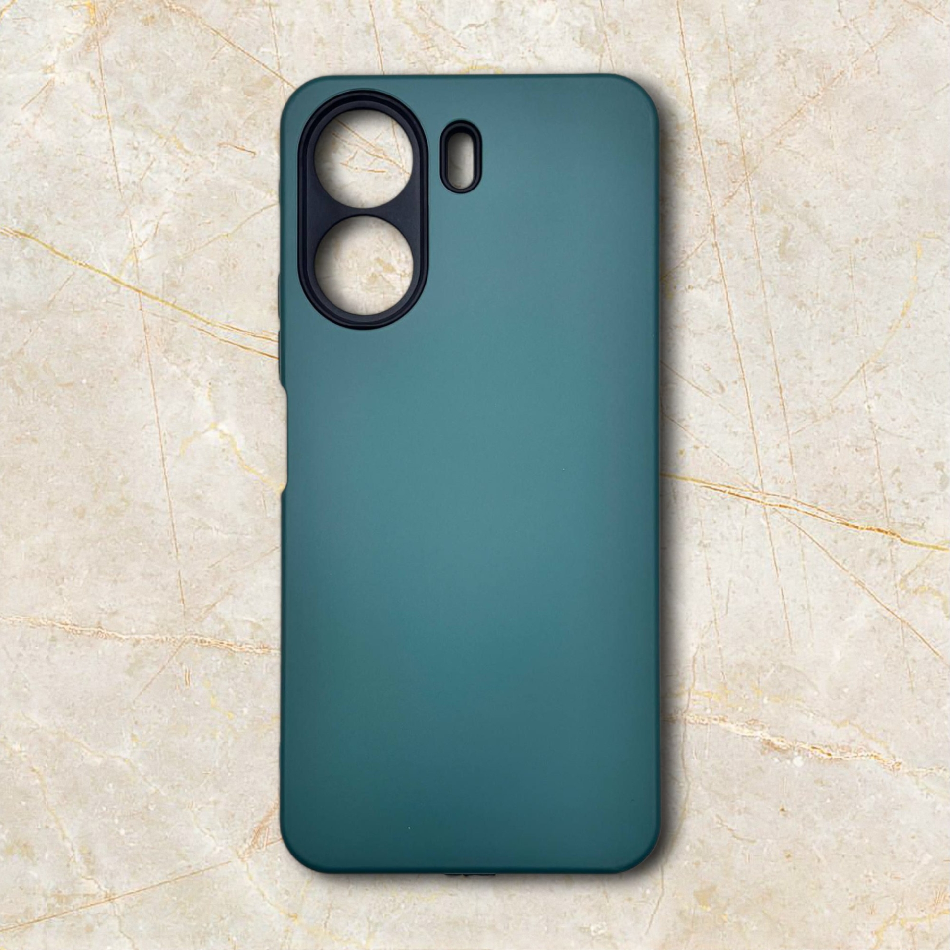  قاب دو‌لایه ضدضربه شیائومی – redmi13c رنگ سبز – یونیک کیس 