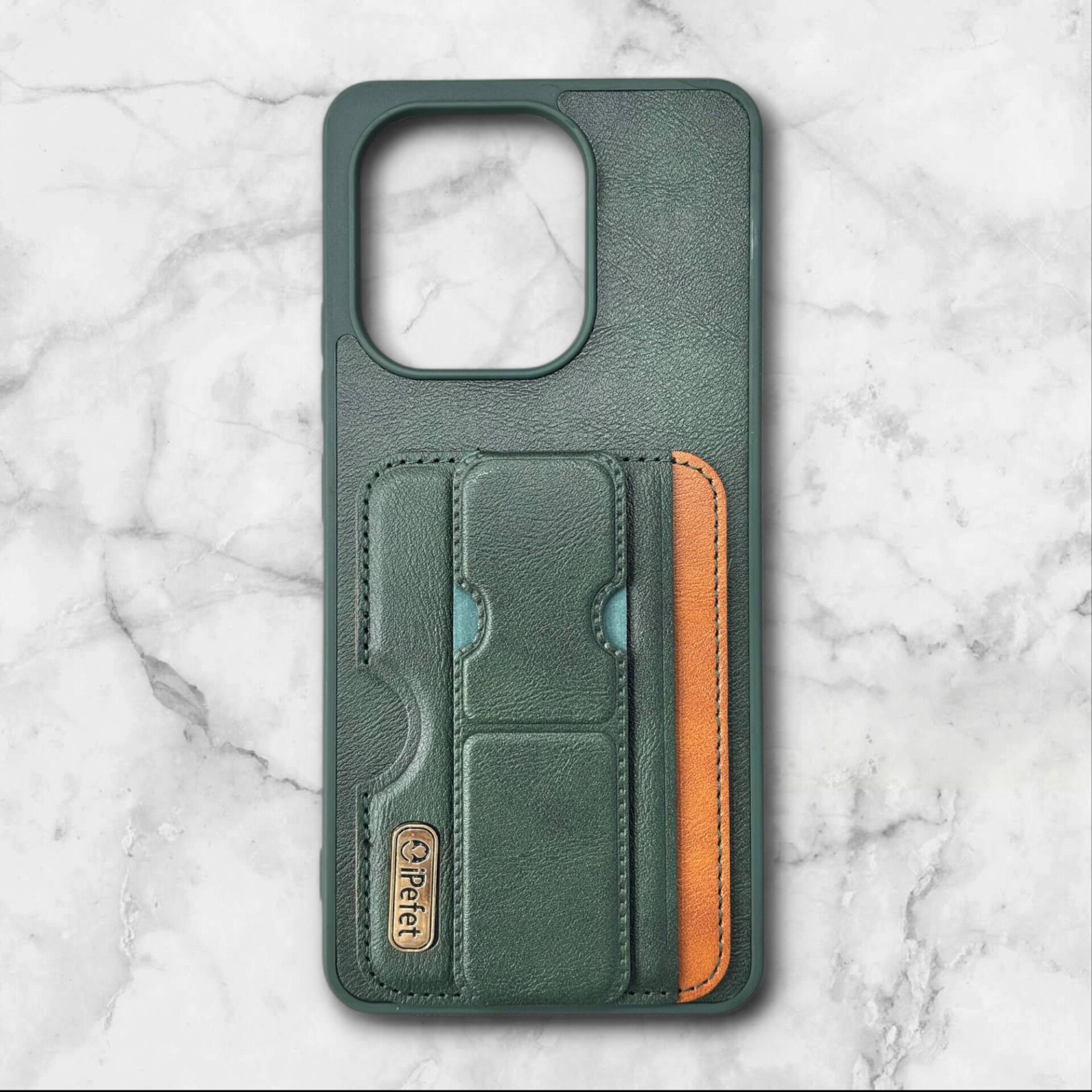  قاب شیائومی redminote14sجاکارتی استندی ipefet رنگ سبز – یونیک کیس 