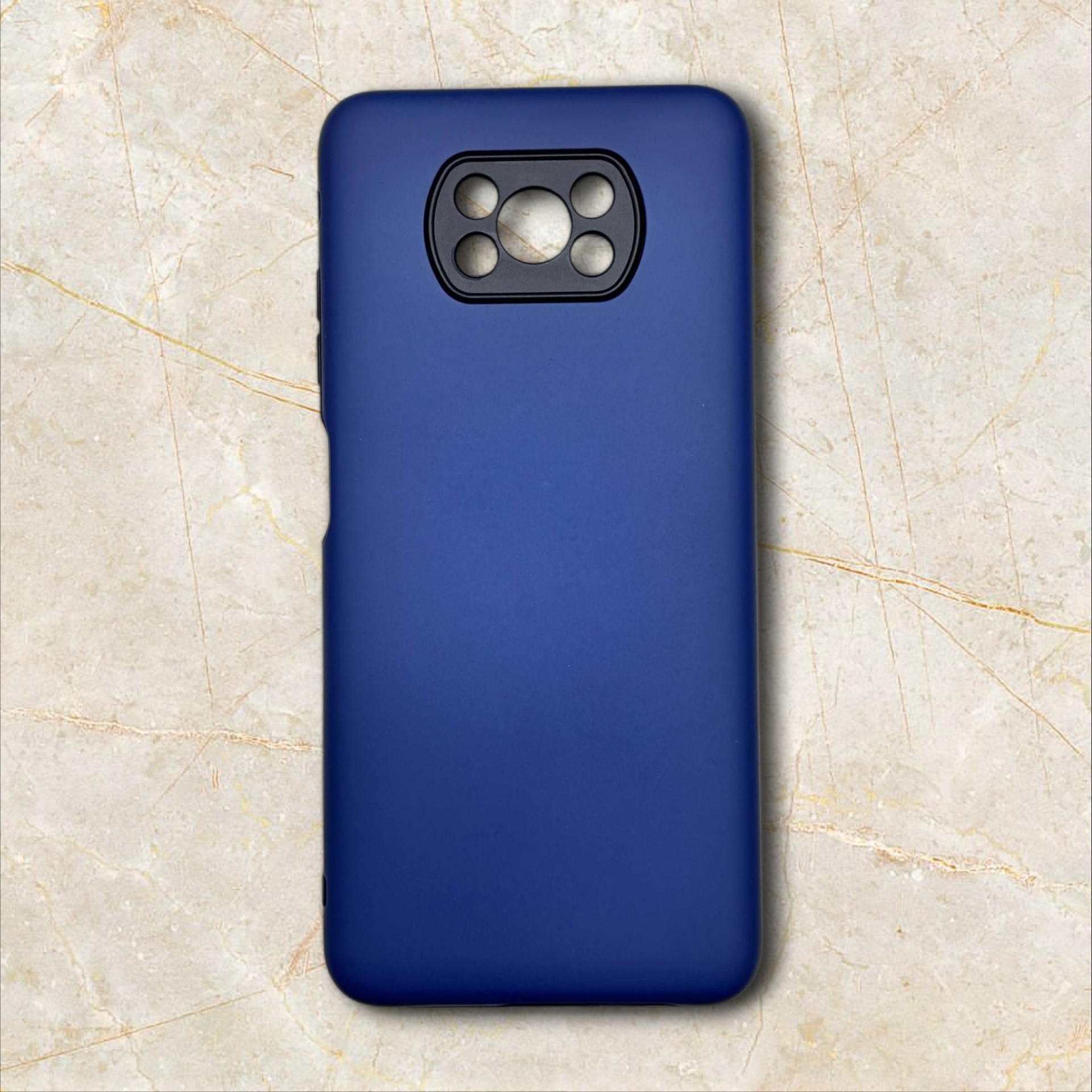  قاب دو‌لایه ضدضربه شیائومی – redmipocox3 رنگ سورمه ای – یونیک کیس 