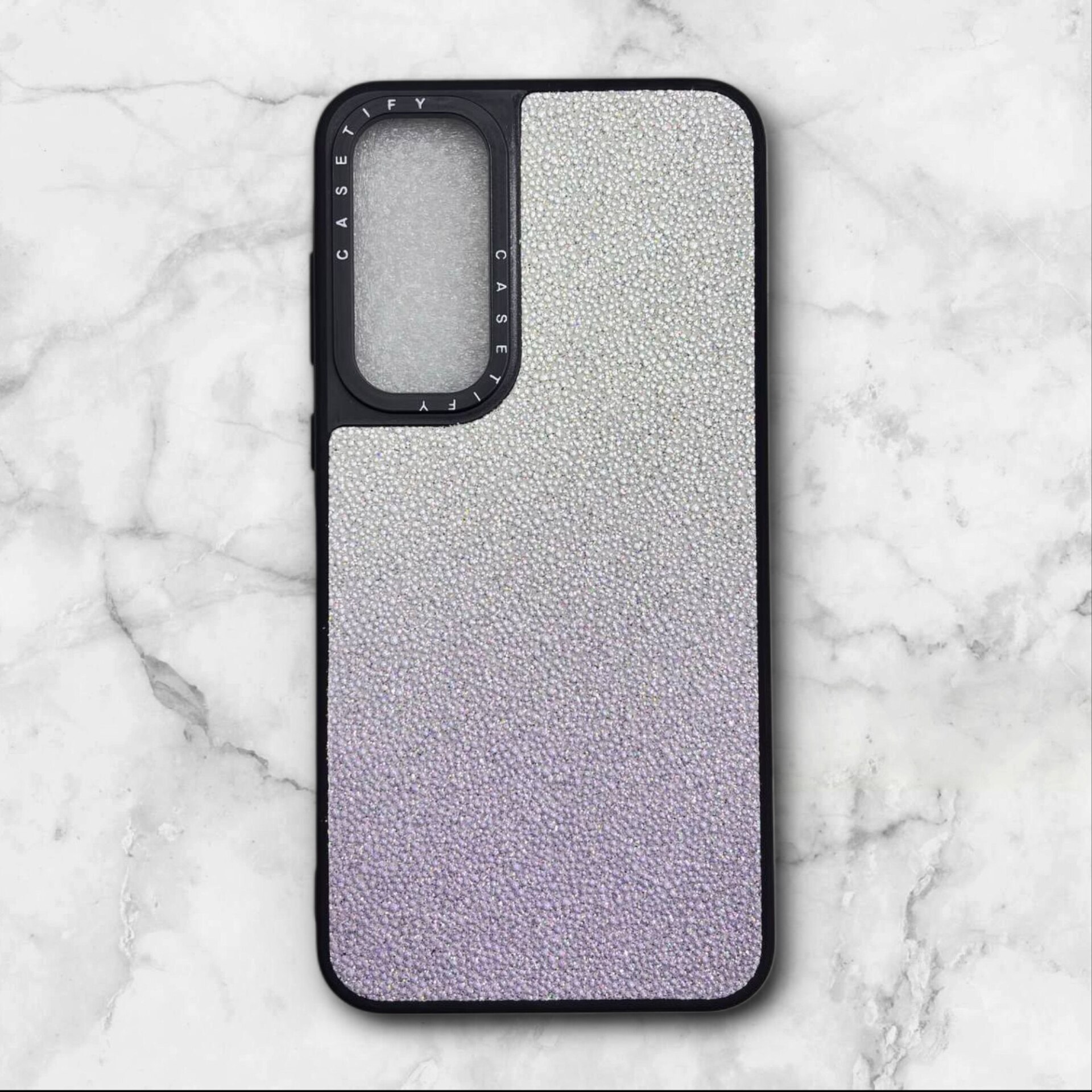  قاب طرح دار سامسونگsamsunga13 کریستالی رنگ بنفش – یونیک کیس 