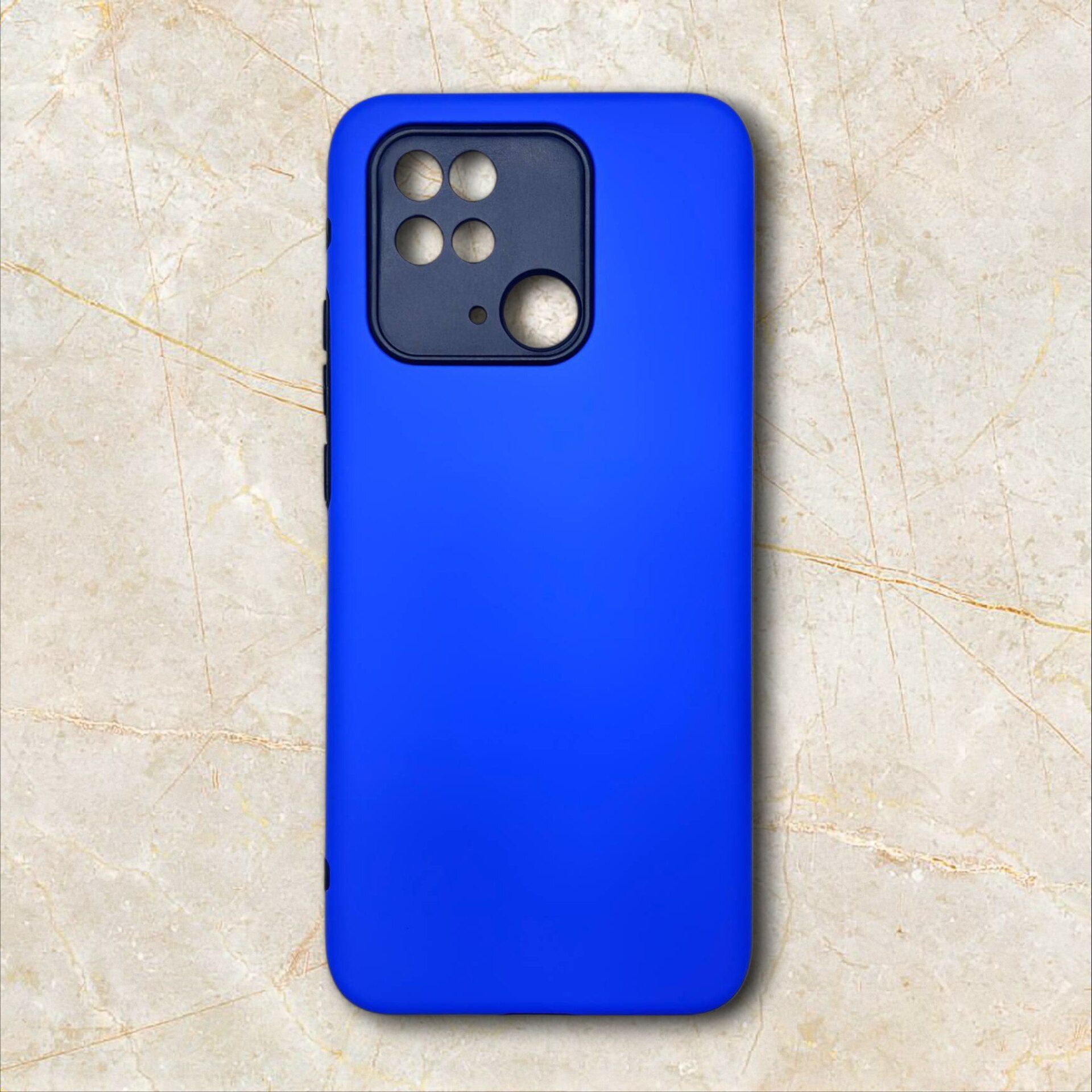  قاب دو‌لایه ضدضربه شیائومی – redmi10c رنگ ابی نیلی – یونیک کیس 