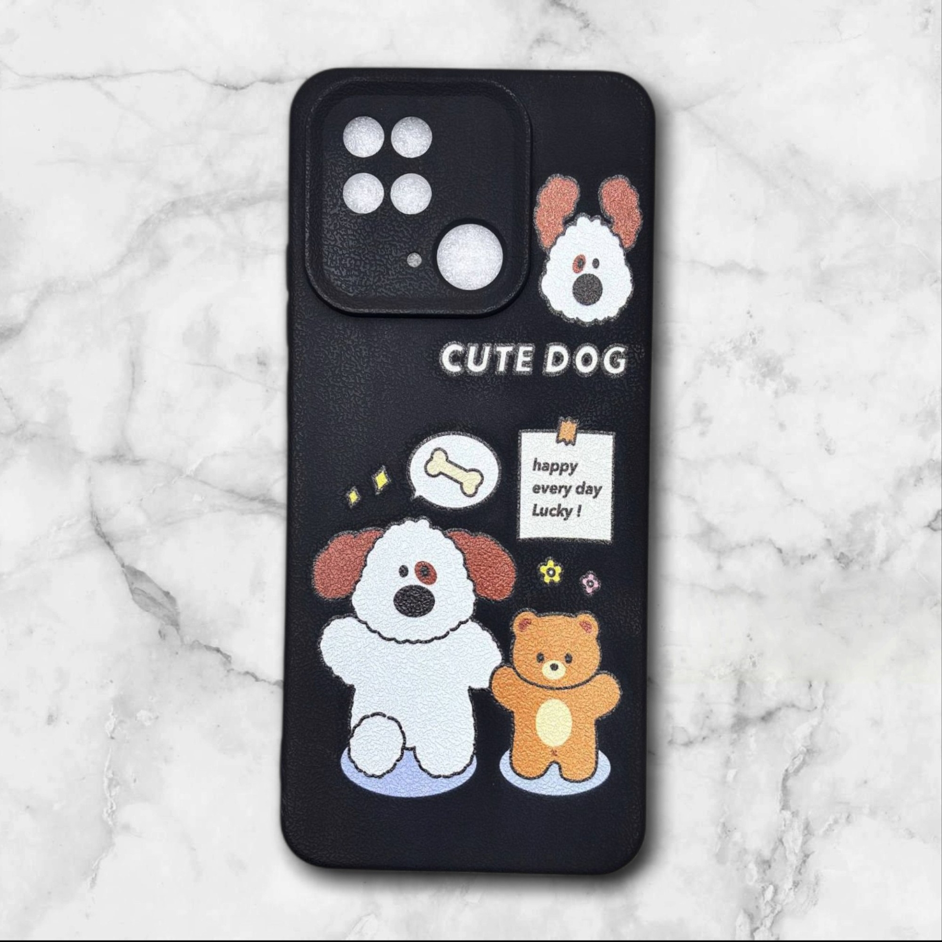 قاب طرح دار شیائومیredmi10c طرح سگ بامزه رنگ مشکی – یونیک کیس 