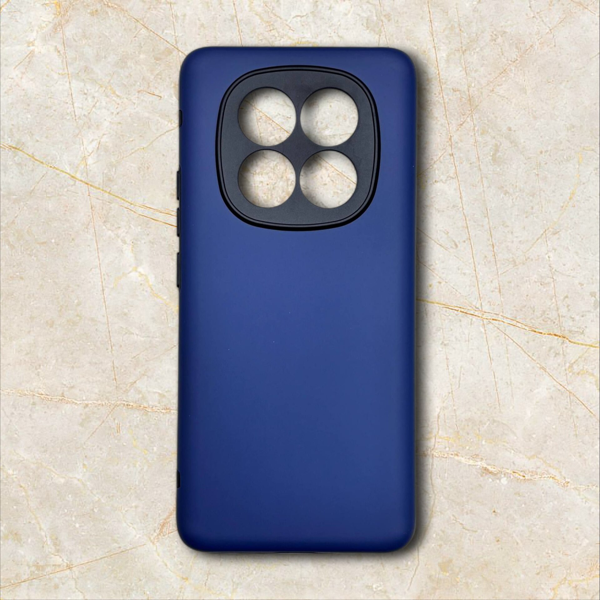  قاب دو‌لایه ضدضربه شیائومی – redminote14pro4g رنگ سورمه ای – یونیک کیس 