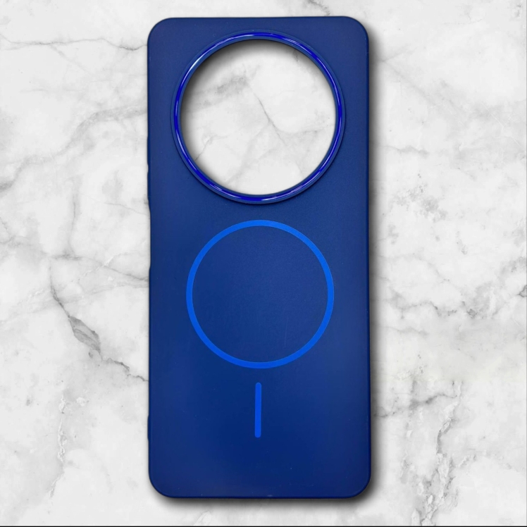 قاب شیائومیredmia3x طرح مگ‌سیف اندروید–داخل مخمل رنگ سورمه ای – یونیک کیس 