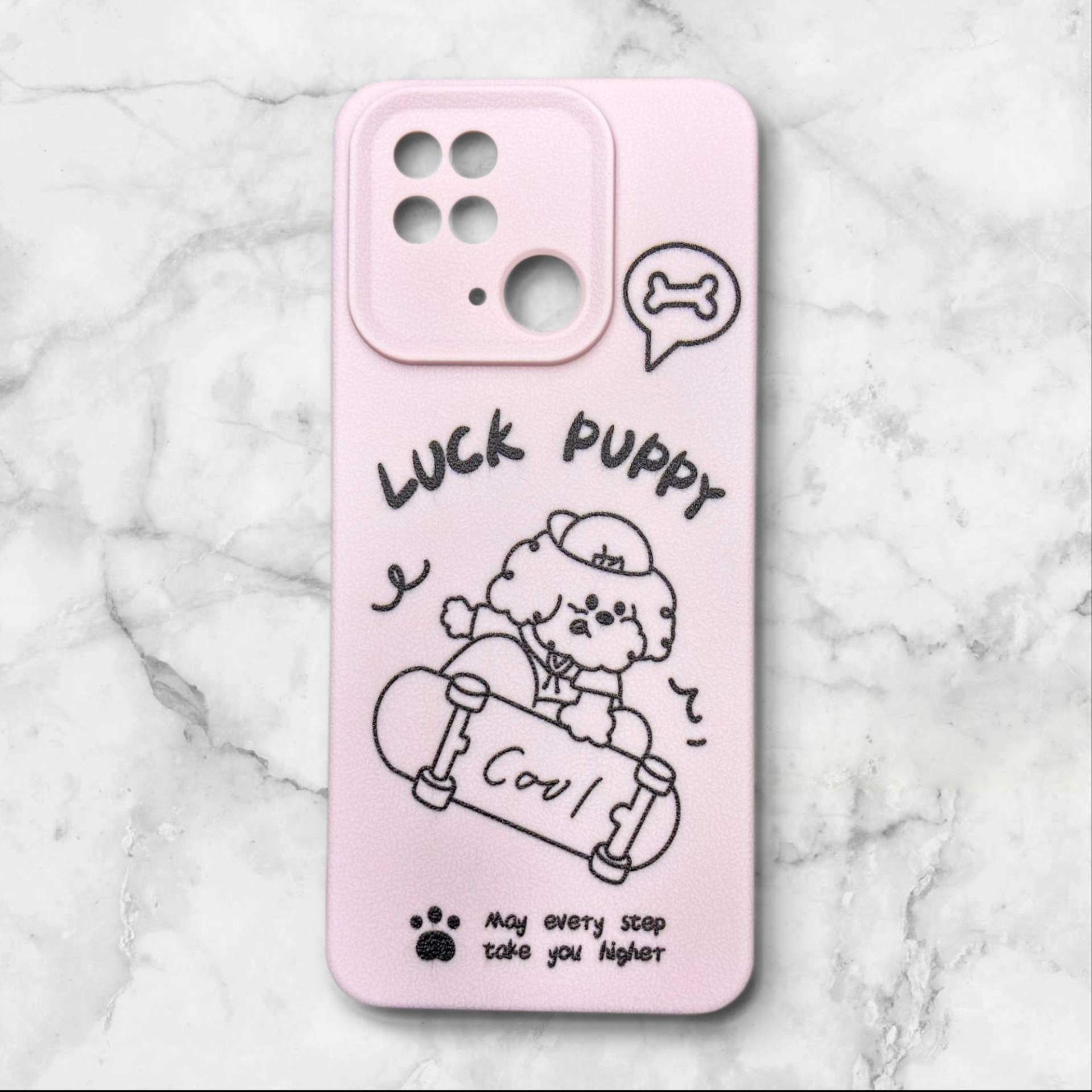  قاب طرح دار شیائومیredmi10c طرح سگ بامزه رنگ صورتی – یونیک کیس 