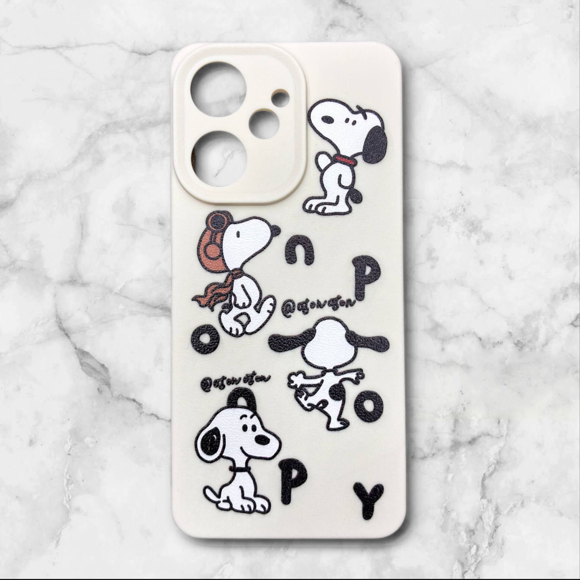  قاب طرح دار شیائومیredmipococ65 طرح سگ بامزه رنگ کرمی – یونیک کیس 