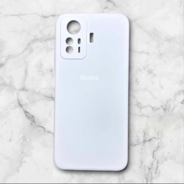 قاب سیلیکون پاک کنی اورجینال شیائومی– redminote12s رنگ سفید – یونیک کیس 