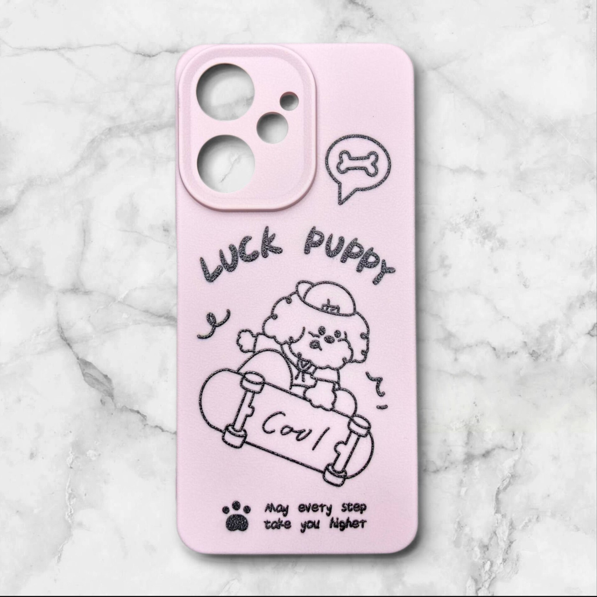  قاب طرح دار شیائومیredmipococ65 طرح سگ بامزه رنگ صورتی – یونیک کیس 