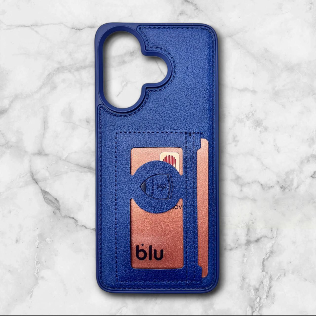  قاب چرمی جاکارتی شیائومی Redmi13X رنگ سورمه ای– Canary– یونیک کیس 