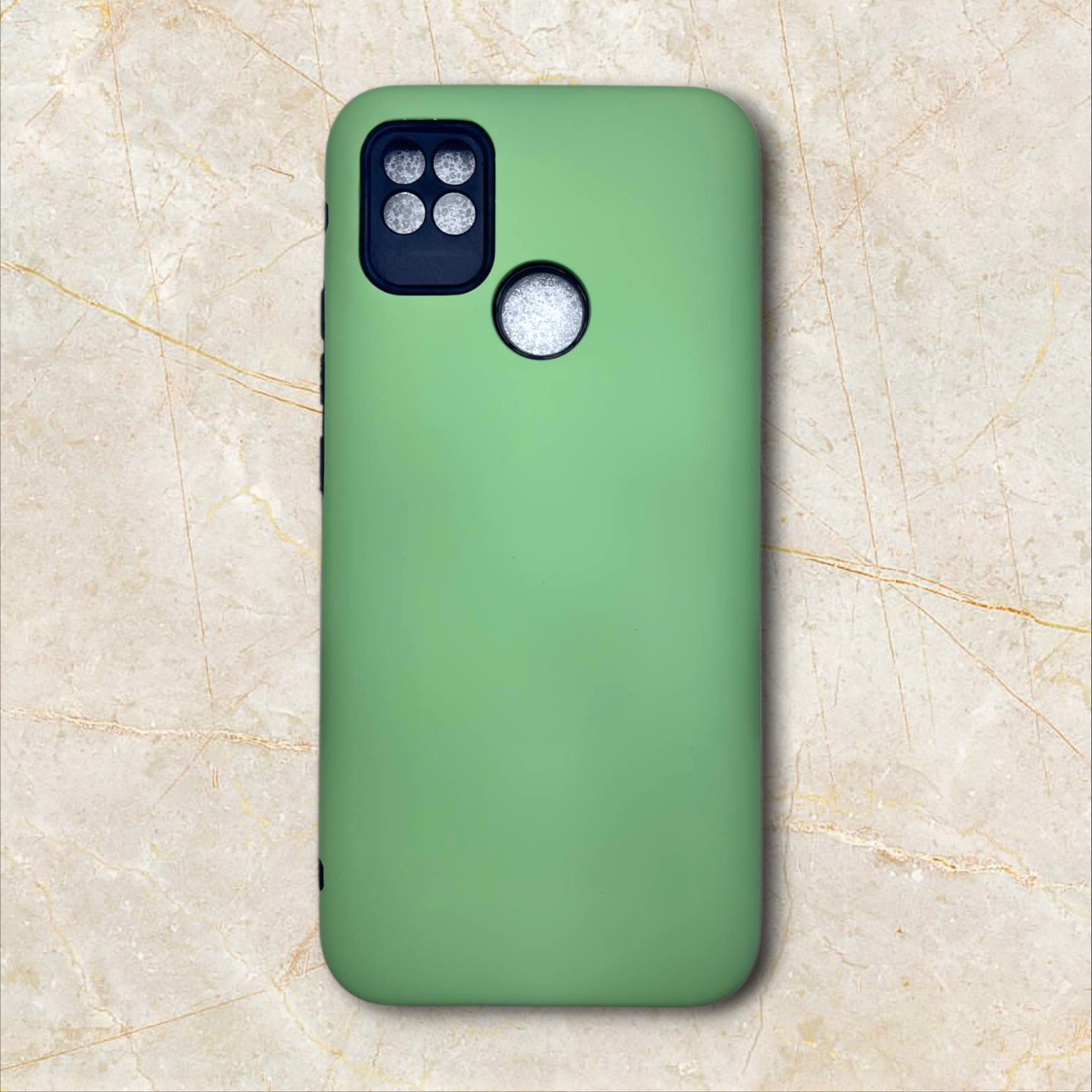  قاب دو‌لایه ضدضربه شیائومی – redmi9c رنگ سبز پاستیلی – یونیک کیس 