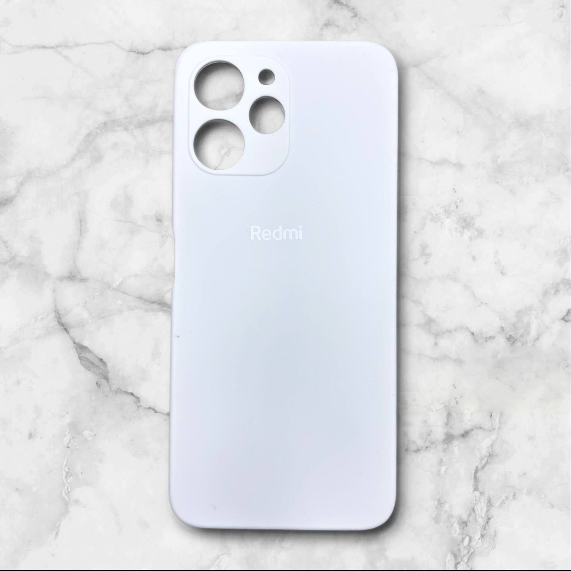  قاب سیلیکون پاک کنی اورجینال شیائومی– silicon case redmi12 رنگ سفید – یونیک کیس 