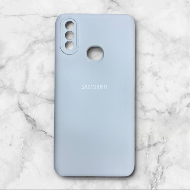 قاب سیلیکون پاک کنی اورجینال سامسونگ – silicon case samsung A10S رنگ آبی – یونیک کیس 