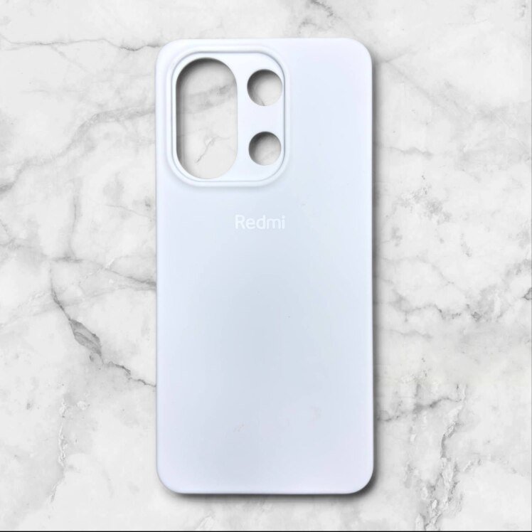 قاب سیلیکون پاک کنی اورجینال شیائومی– silicon case redmiNOTE134G رنگ سفید – یونیک کیس 