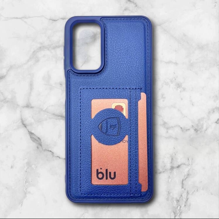 قاب چرمی جاکارتی سامسونگ Samsung A325G رنگ سورمه ای– Canary– یونیک کیس