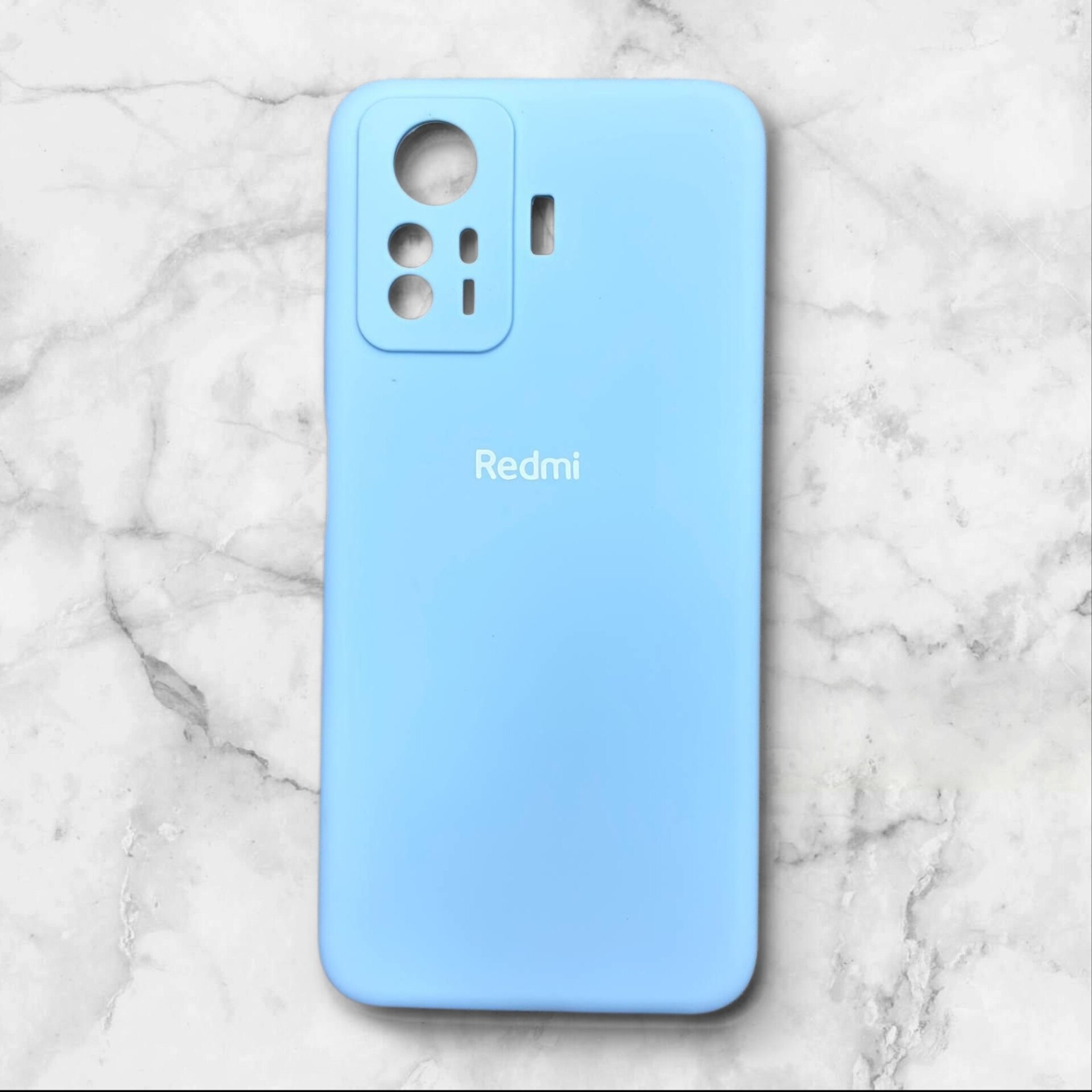  قاب سیلیکون پاک کنی اورجینال شیائومی– redminote12s رنگ آبی – یونیک کیس 