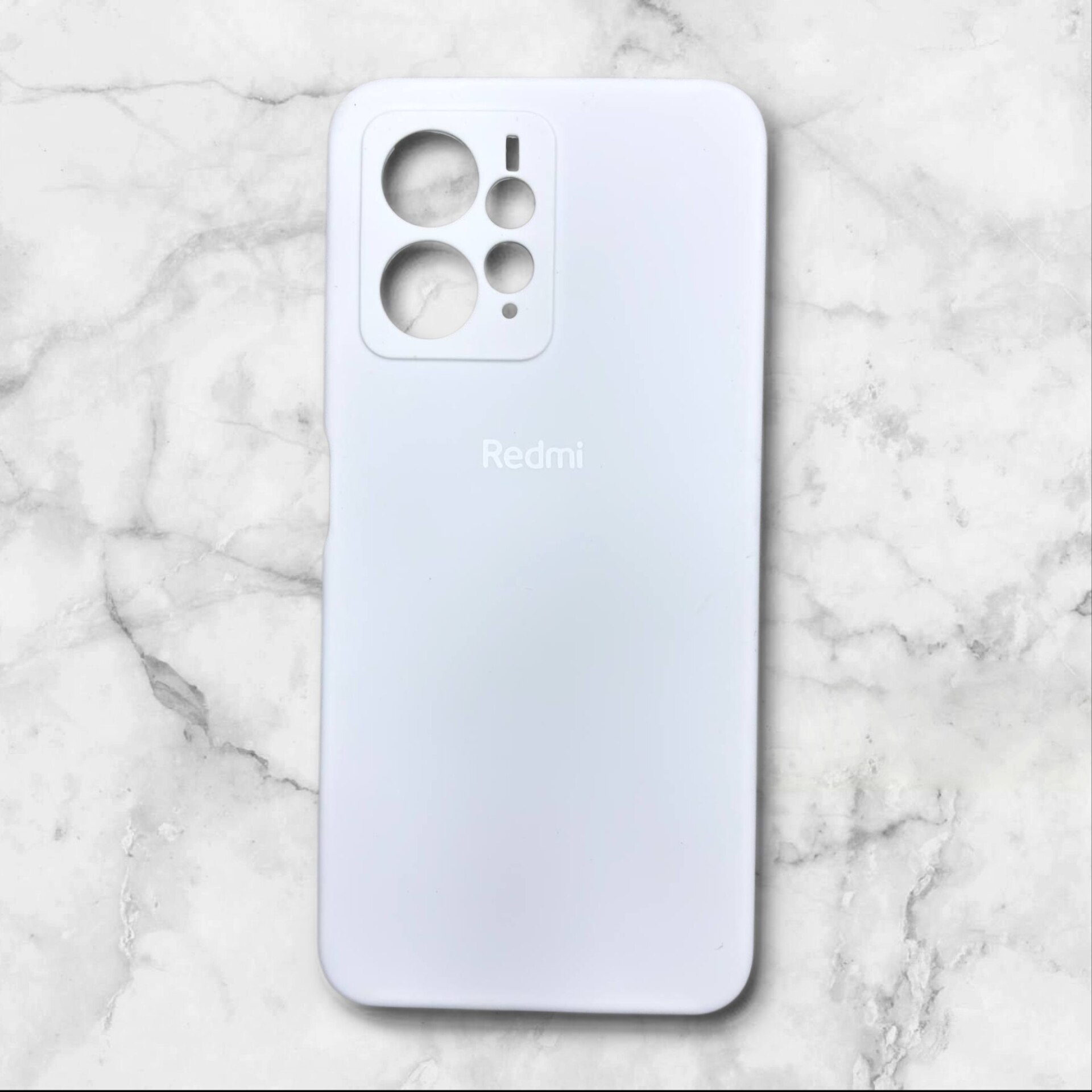 قاب سیلیکون پاک کنی اورجینال شیائومی– silicon case redminote124g رنگ سفید – یونیک کیس 