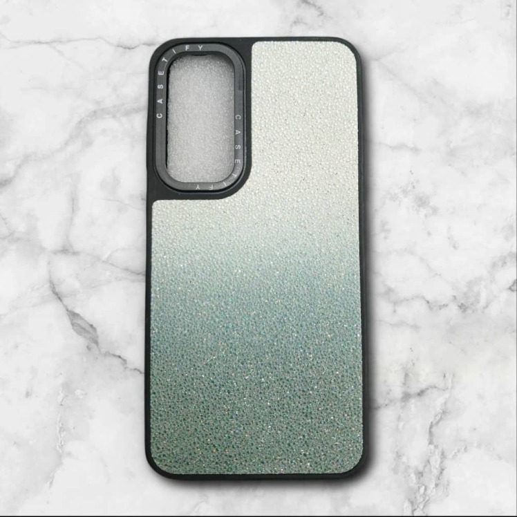 قاب طرح دار سامسونگsamsunga13 کریستالی رنگ سبز – یونیک کیس 