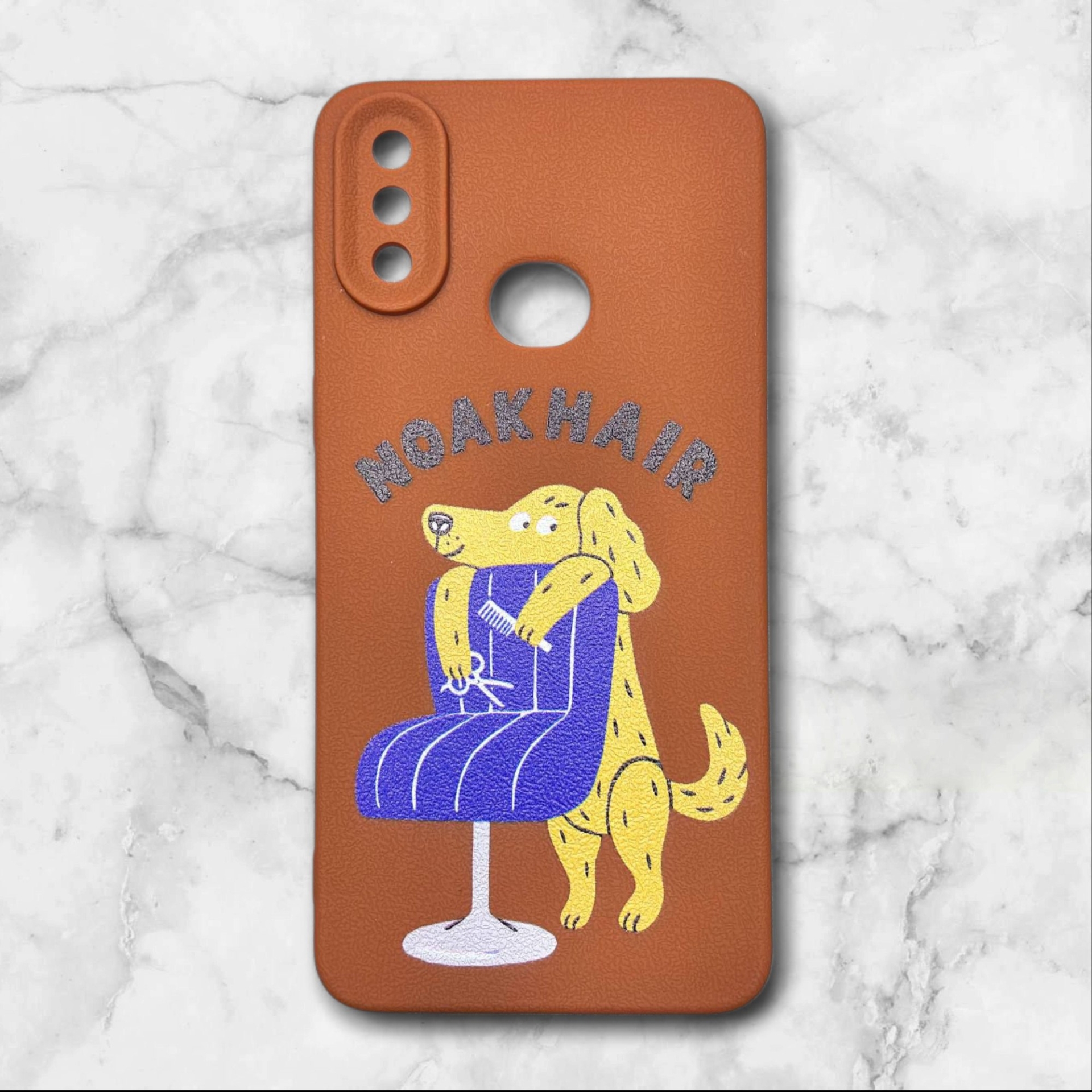  قاب طرح دار سامسونگsamsunga10s طرح سگ بامزه رنگ قهوه ای – یونیک کیس 