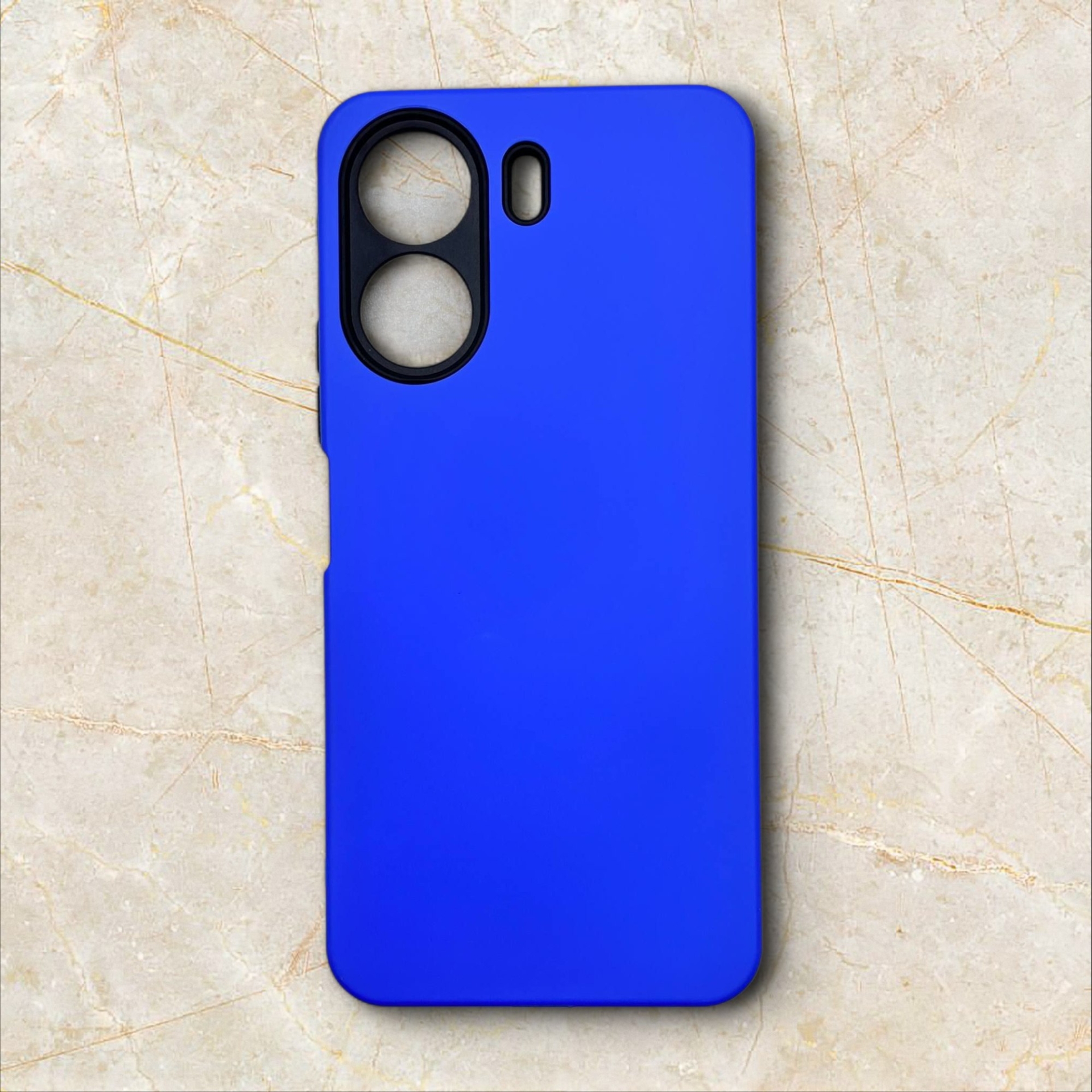  قاب دو‌لایه ضدضربه شیائومی – redmi13c رنگ ابی نیلی – یونیک کیس 