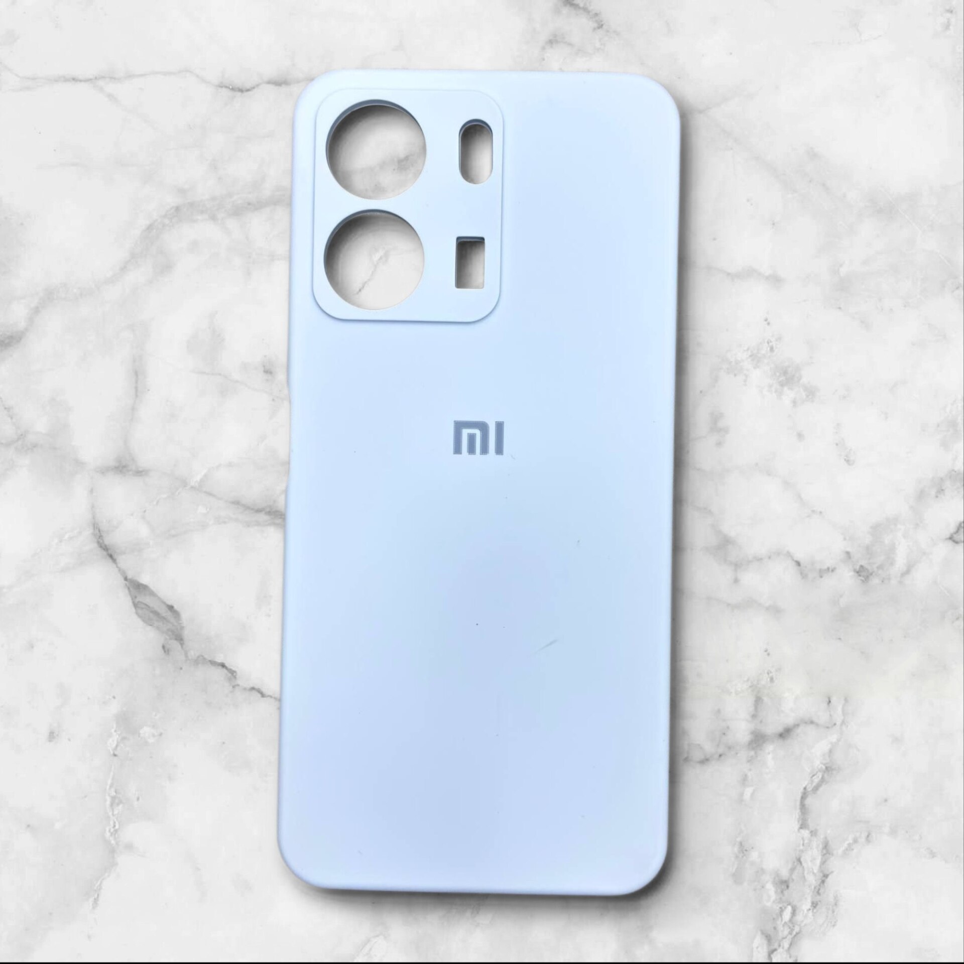  قاب سیلیکون پاک کنی اورجینال شیائومی– redmi13c رنگ آبی – یونیک کیس 