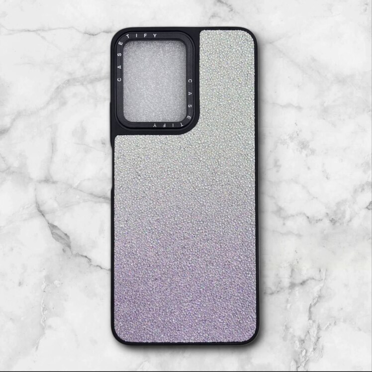 قاب طرح دار شیائومیredminote134g کریستالی رنگ طوسی – یونیک کیس 