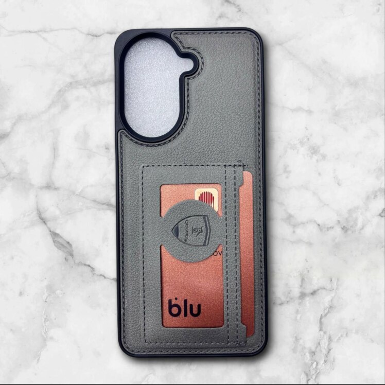 قاب چرمی جاکارتی شیائومی PocoC71 رنگ طوسی – Canary– یونیک کیس