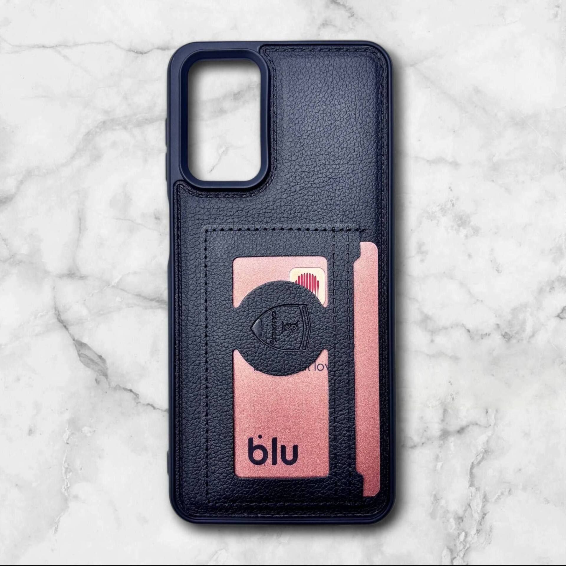  قاب چرمی جاکارتی سامسونگ Samsung A325G رنگ مشکی– Canary– یونیک کیس 